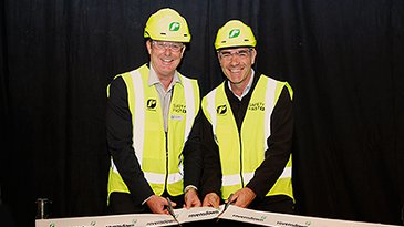 Our CEO, Greg Campbell, and Nathan Guy, Minister for Primary Industries