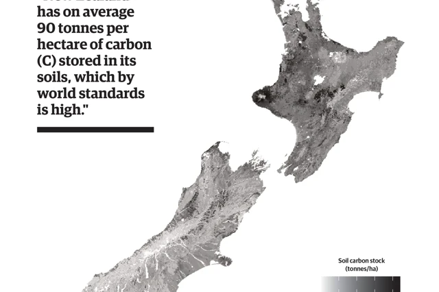 NZ Soil Carbon Stocks Graphic